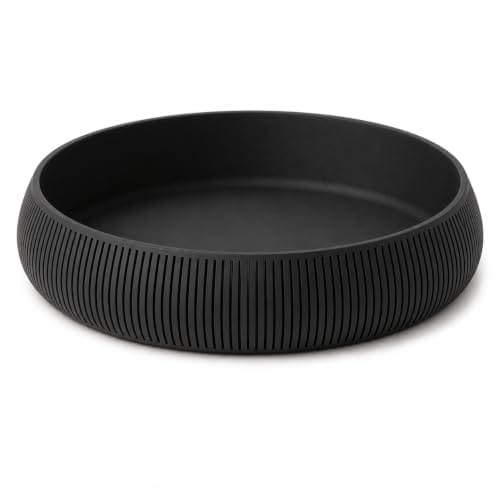 Diese stylische schwarze Jysk-Schale bringt sofort mehr Ruhe in moderne Wohnungen