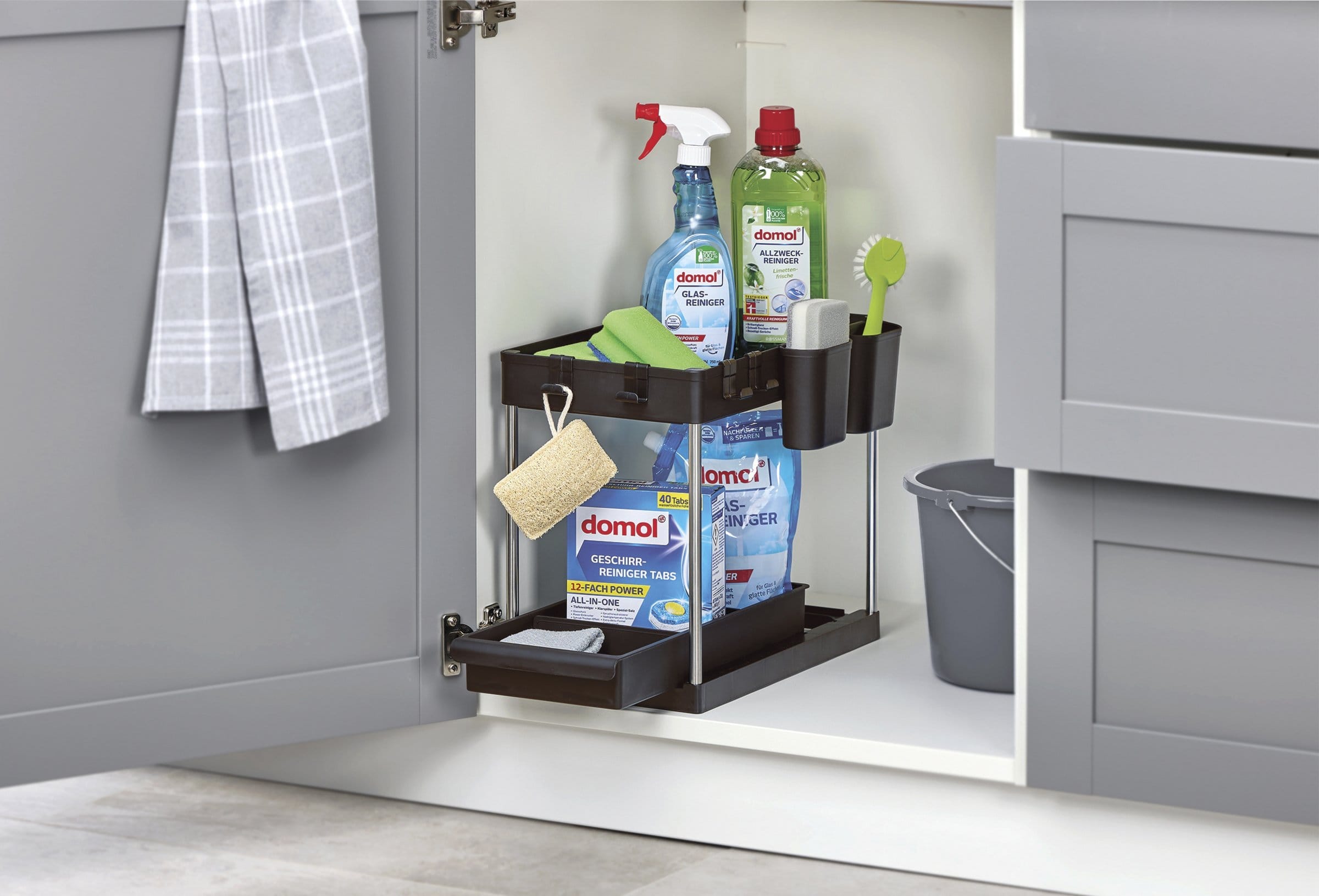Unter 10 Euro: Rossmann hat clevere Organizer, die endlich Ordnung in deine  Schrnke bringen